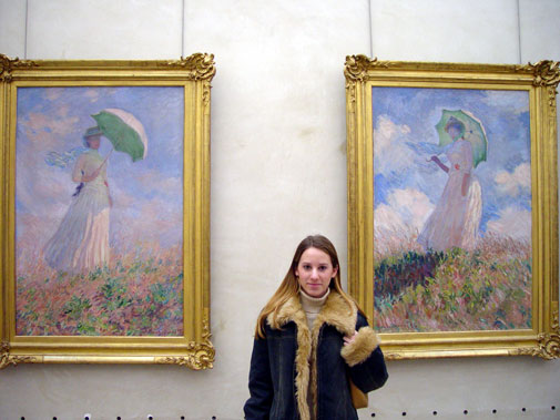 amanda and 2 monets